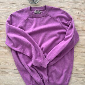 Falconari 100% Cashmere Oversized Sweater Orchid - Medium Fits Like L/XL